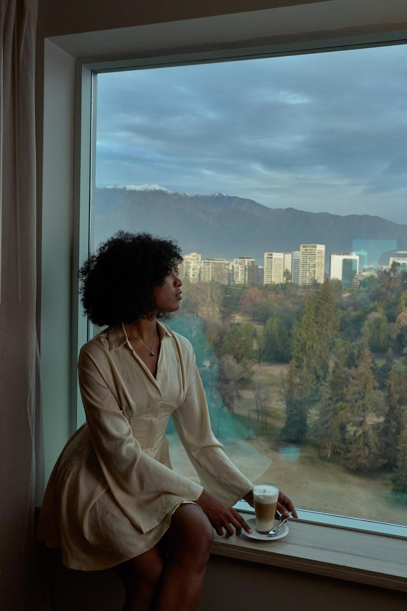 Pullman Santiago Vitacura Εξωτερικό φωτογραφία A woman with natural hair